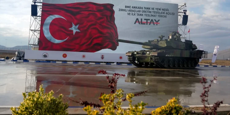 BMC Ankara Tesislerinde Tarihi An: ALTAY Tankı Seri Üretime Başladı